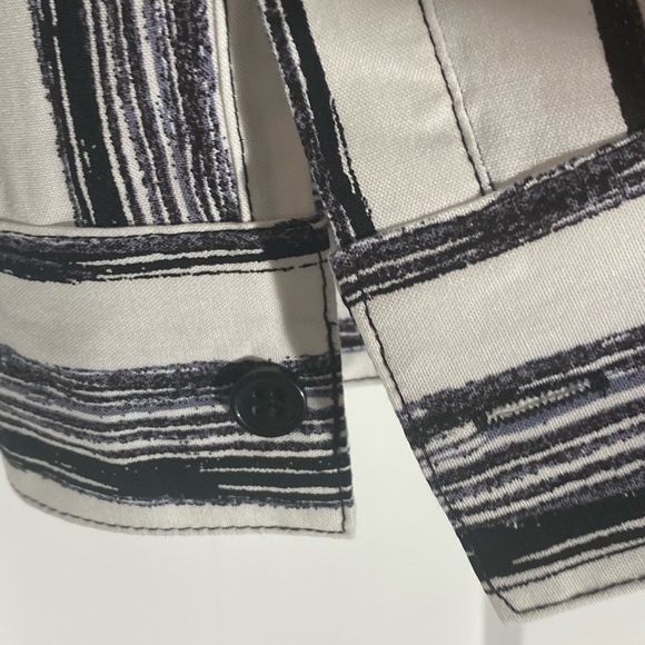 Chico’s Gaucho Two PC Set Stripe Jumpsuit - Picture 7 of 8